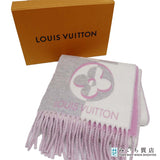 LOUIS VUITTON ルイヴィトン LV マフラー M93281 マフラー･デュオ インフィニティ ローズ ピンク ホワイト 箱 26k133-3