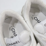 CHANEL シャネル スニーカー バックロゴ L G35934 37サイズ 靴 レディース ホワイト 箱・袋・紐 H24594