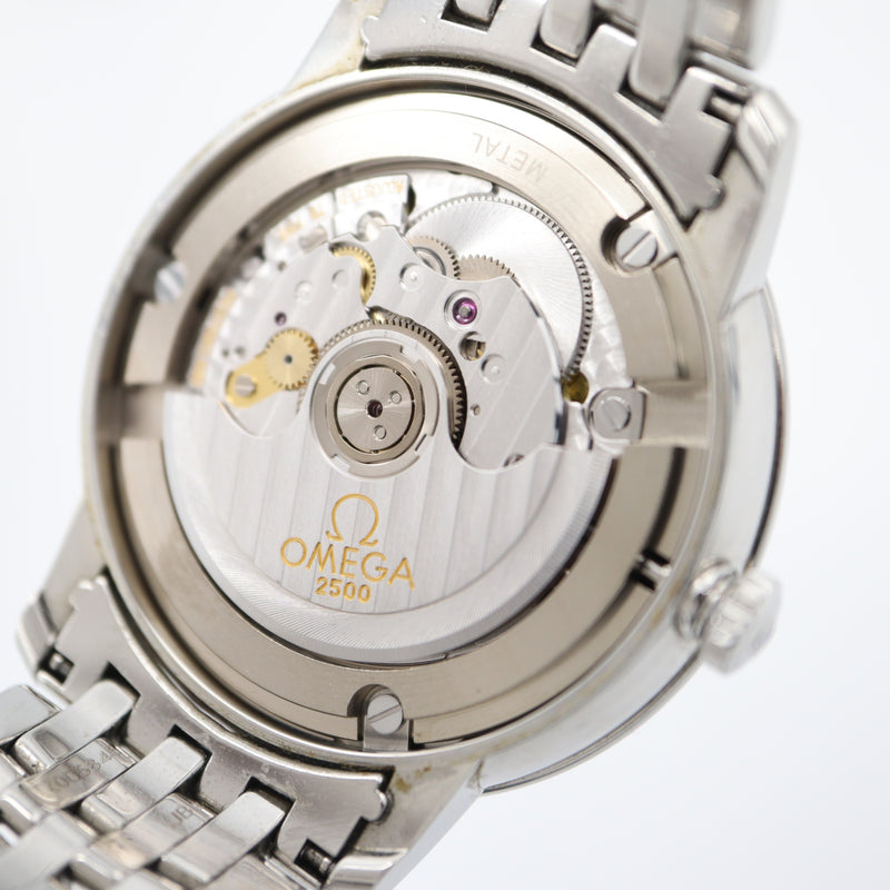 稼働 腕時計 OMEGA オメガ DE VILLE デビル CO-AXIAL コーアクシャル 168.2082 cal.2500 自動巻き 黒文字盤 メンズ 箱有 yo1236