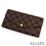 LOUIS VUITTON ルイヴィトン LV 長財布 N63209 ポルトフォイユ・サラ ダミエ 袋あり H14979