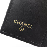 CHANEL シャネル ウォレット 二つ折り財布 ココマーク ミニ財布 キャビアスキン ブラック H22024