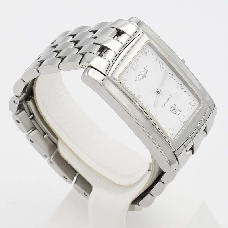 稼働 ジャンク 腕時計 LONGINES ロンジン L5.657.4 自動巻き デイト 白色文字盤 ギャラ有 H7514