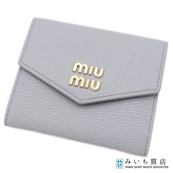 miumiu ミュウミュウ コインケース カードケース ミニウォレット 服飾小物 グレー H20471
