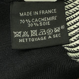 未使用 HERMES エルメス カレジェアン140 ズアヴとドラゴン Zouaves et Dragons バンダナ 大判ストール ブラック系 箱有 H18426