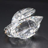 SWAROVSKI スワロフスキー スワンL ラージ 5004723 白鳥 クリスタルガラス 置物 インテリア オブジェ 箱証明書 J227-1
