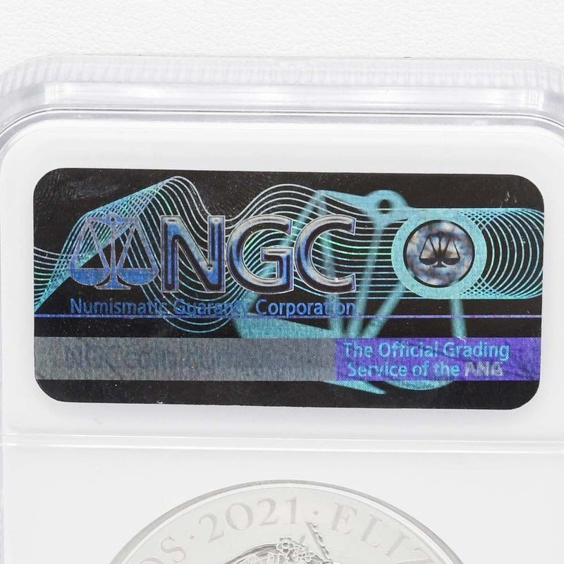 NGC FIRST DAY OF ISSUE PF70 ULTRA CAMEO 2021年 2オンス 5ポンド ゴシッククラウン ケース有 23k815-1