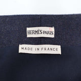 HERMES エルメス スカート タイトスカート 36サイズ 7号 ネイビー 服 レディース ok1199