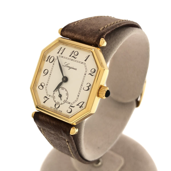 不動 腕時計 LONGINES ロンジン 831 3208 cal.520 手巻き スモセコ SS 白色文字盤 ジャンク H13142