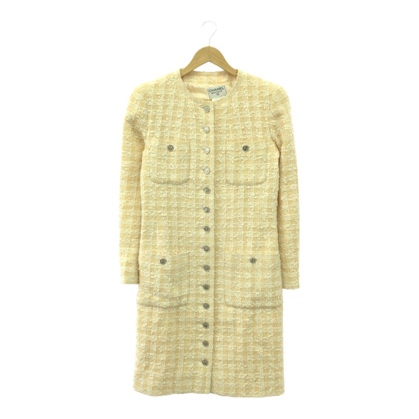 CHANEL シャネル ワンピース  P06367 ツイード ベージュ系 サイズ42 レディース H17172
