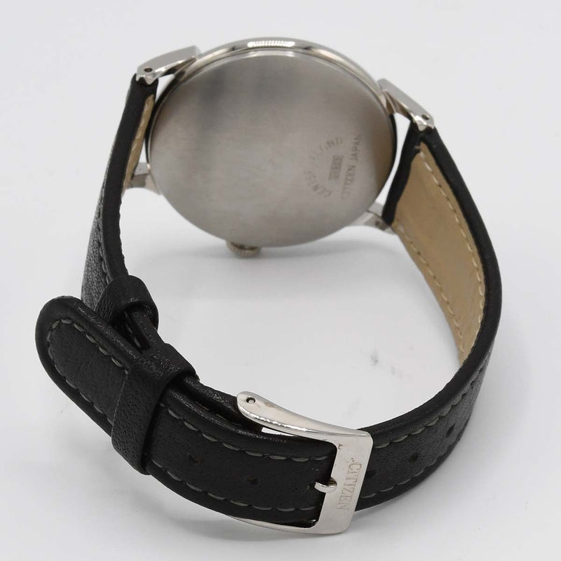 腕時計 稼働 CITIZEN シチズン センターセコンド SV925 クォーツ シルバー色文字盤 2025.10電池交換済 箱有 H15448