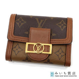 LOUIS VUITTON ルイヴィトン 財布 モノグラム ポルトフォイユ・ドーフィーヌ コンパクト M68725 袋 26k208-3