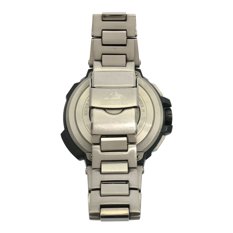 腕時計 稼働 CASIO カシオ PRX7000T プロトレック 電波ソーラー  黒色文字盤 H3624