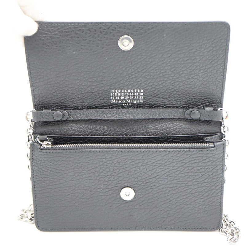 Maison Margiela メゾン マルジェラ チェーンウォレット SA3UI0008 P4455 T8013 財布 黒 ショルダー H21028
