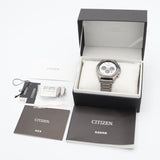 稼働 腕時計 CITIZEN シチズン アテッサ Eco-Drive エコドライブ B620-S114641 ソーラー 銀色文字盤 箱コマ有 H15523