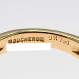 仕上済 BOUCHERON ブシュロン リング サファイア 750 ゴールド 7.1g 10号 ジュエリー ok770