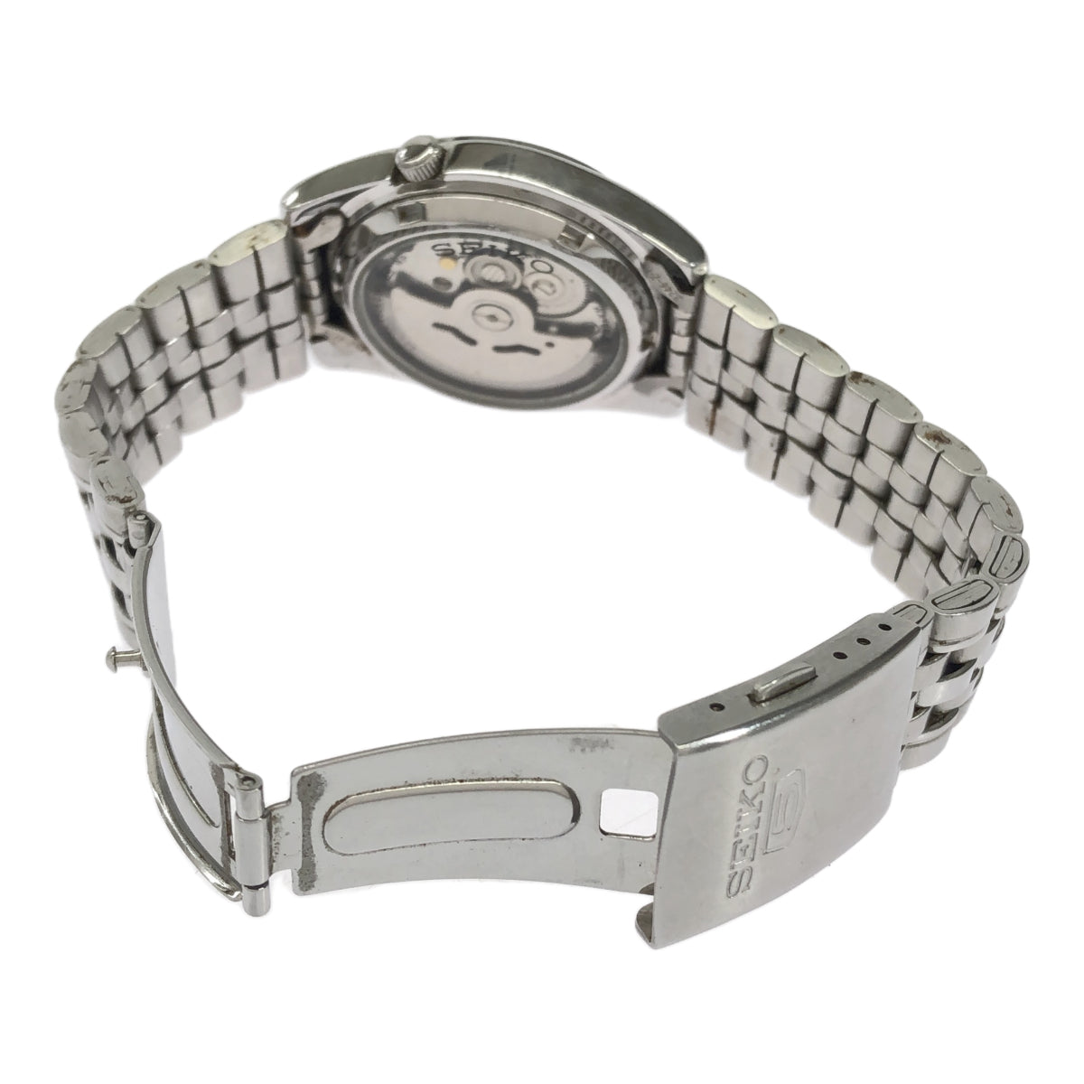 稼働 腕時計 SEIKO セイコー セイコー5 自動巻き 7S26-01V0 シルバー色