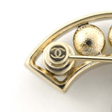 CHANEL シャネル ブローチ ココマーク フェイクパール A64978 30.7g アクセサリー 箱有 yo1365