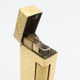 Dunhill ダンヒル ガスライター ローラー式 ゴールドカラー 喫煙具 着火未確認 ケース有 eco1731