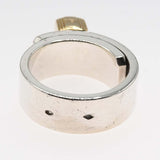 HERMES エルメス ケリーリング 925/750 コンビ 6.5号 約11g ヴィンテージ アクセサリー k1241