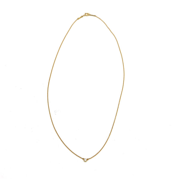 TIFFANY&Co. ティファニー ネックレス バイザヤード 750 18K エルサ ペレッティ 約1.6g アクセサリー k1133