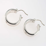 TIFFANY＆Co. ティファニー ピアス ナロー フープ 925 14.5g アクセサリー ok1298