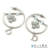 Christian Dior ディオール ピアス フラワー ラインストーン 約13.7g アクセサリー 箱袋 H1789
