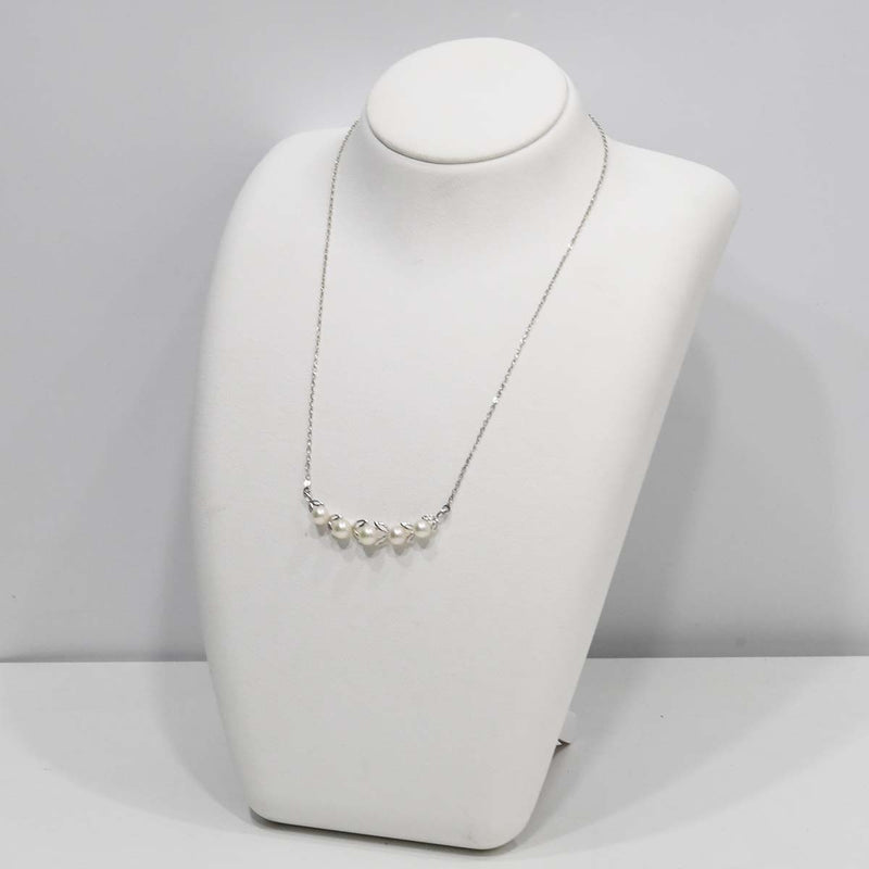 MIKIMOTO ミキモト ネックレス パール SIL シルバー 4.2g レディース ジュエリー ok1098
