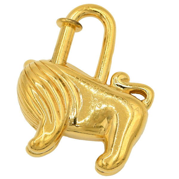 HERMES エルメス カデナ ライオン AFRICA 1997刻印 限定 L'Afrique 約28.7g アクセサリー H18950