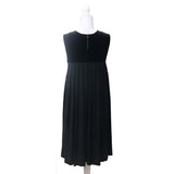 FOXEY フォクシー VELOUR NOIR ベロアノワール 38288-VAOF1501T ノースリーブ ワンピース ブラック サイズ42 H22995-4