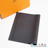HERMES エルメス 手帳カバー グローブトロッター カバー X刻印 ブラック 箱有 H22245