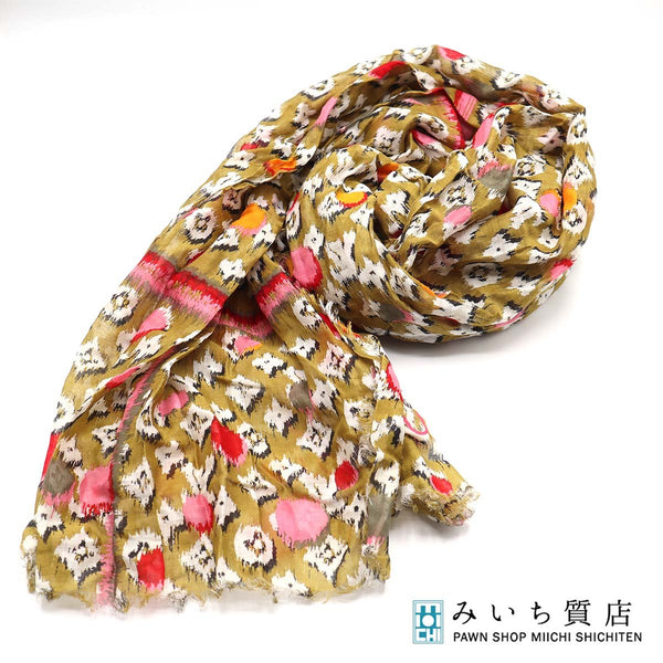 LOUIS VUITTON LV ルイヴィトン スカーフ モノグラム コットン100％ マルチカラー 服飾小物 H1097