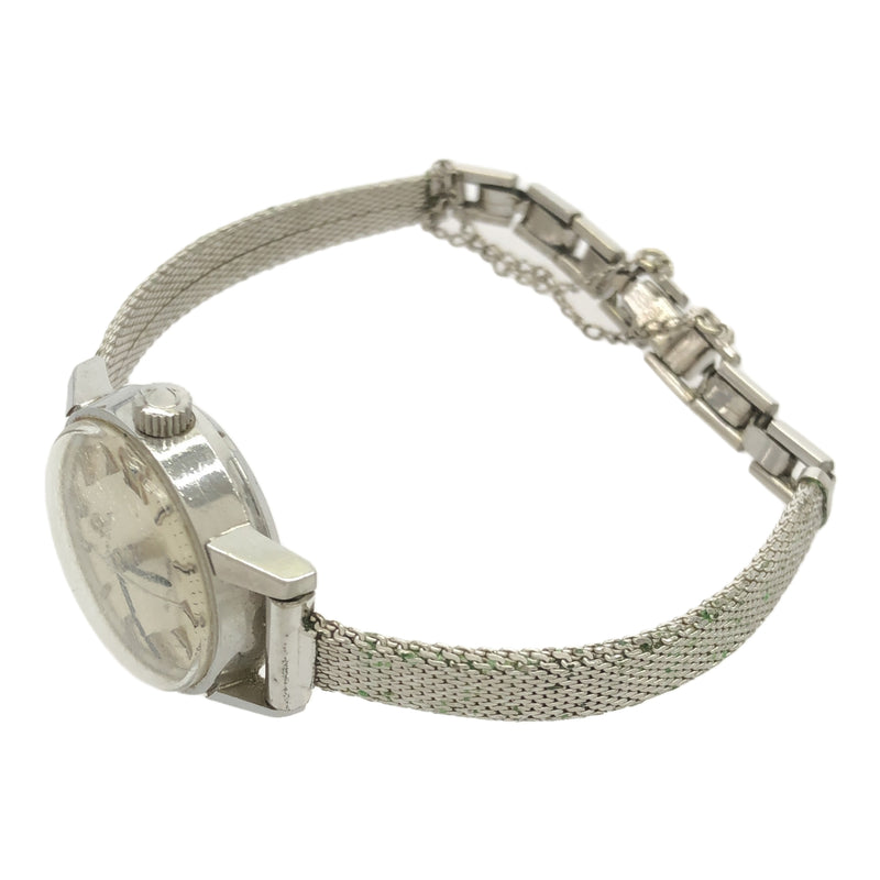 腕時計 稼働 OMEGA オメガ シーマスター 566.002 cal.681 自動巻き シルバー色文字盤 ベルト尾錠社外品 H18843