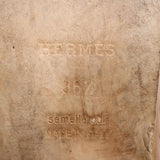HERMES エルメス 靴 36 1/2 23.5cm パンチングレザー フラットシューズ ブラウン系 H19426