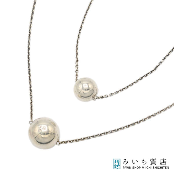 GEORG JENSEN ジョージジェンセン ネックレス ケイブ 925 シルバー 約9.8g アクセサリー k1276