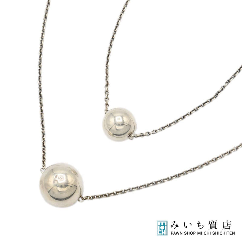 GEORG JENSEN ジョージジェンセン ネックレス ケイブ 925 シルバー 約9.8g アクセサリー k1276