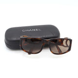 CHANEL シャネル サングラス 度なし ココマーク べっ甲 ブラウン ケースあり H23131