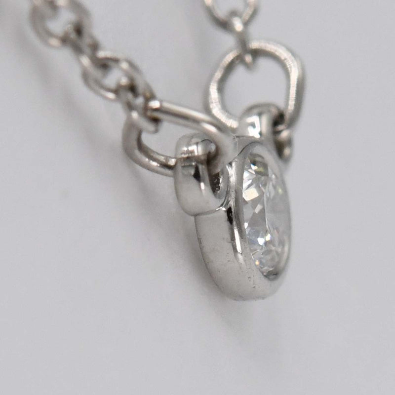 TIFFANY&Co. ティファニー バイザヤード PT950 プラチナ 1P ダイヤ 約2.4g 約3.4mm アクセサリー H2294