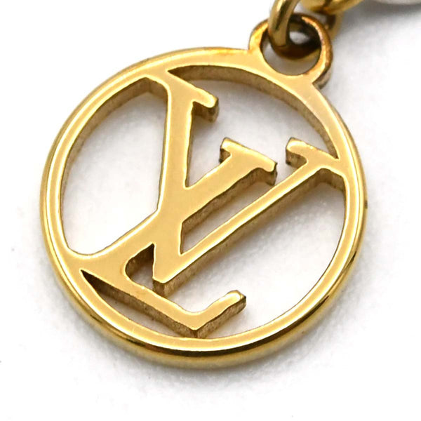 LOUIS VUITTON ルイヴィトン LV ネックレス M68074 ゴールドカラー×シルバーカラー コンビ アクセサリー ok947