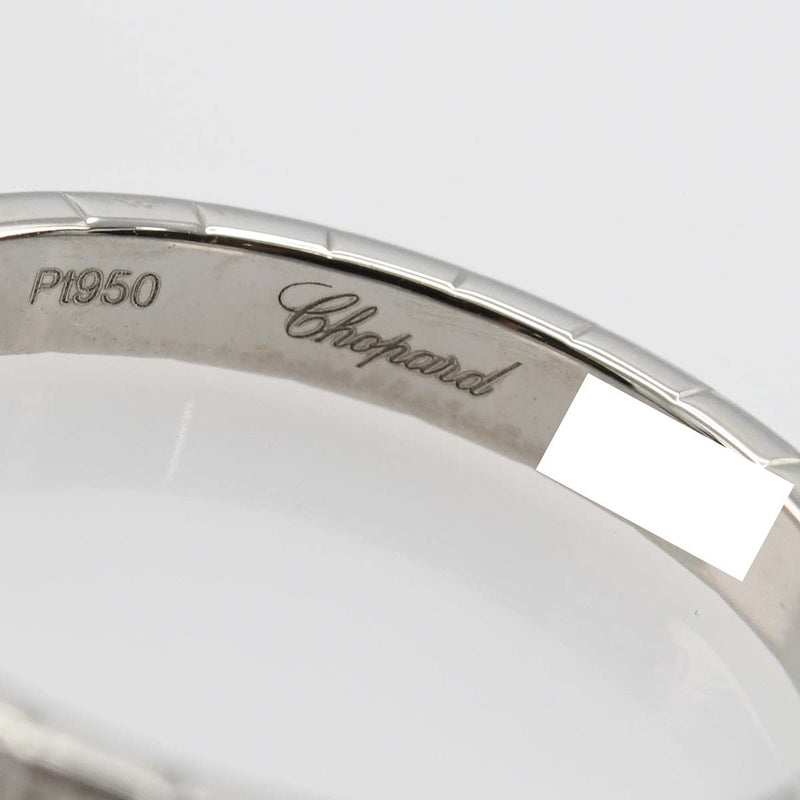 仕上済 CHOPARD ショパール リング アイスキューブ 9号 829766 D0.51 F-VS2 PT950 3.5g ジュエリー 箱・鑑有 mo44