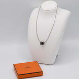 HERMES エルメス Hキューブ ネックレス カージュドアッシュ ブラック アクセサリー 箱 H13827