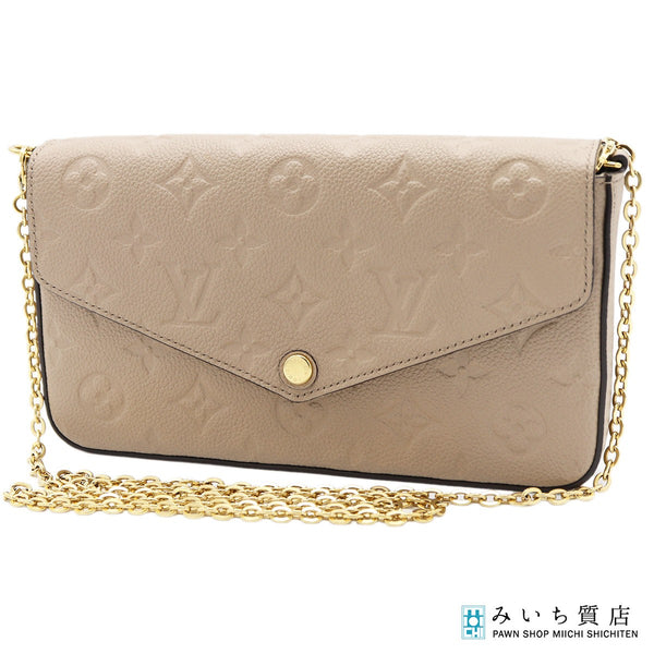 LOUIS VUITTON ルイヴィトン M68697 ポシェットフェリシー アンプラント トゥルトレール チェーンショルダー 付属品有 H18895