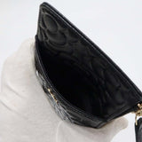 CHANEL シャネル フラグメントケース AP1253 キャビアスキン マトラッセ 財布 ブラック 29番代 ギャラ H5152