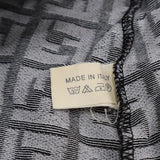 FENDI フェンディ Tシャツ カットソー ズッカ柄 グレー ストレッチ レディース サイズ40 トップス H22352