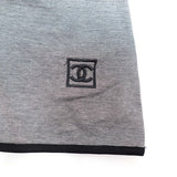 CHANEL シャネル 長袖 カットソー P29247V19763 グレー×ブラック サイズ38 Mサイズ 約9号 レディース H22194