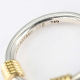 TIFFANY＆Co. ティファニー バンドウィズ リング 指輪 約8.5号 約3.7g 925 750 ゴールド シルバー アクセサリー H4321