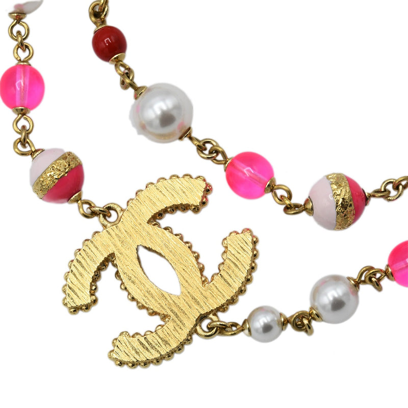 CHANEL シャネル ネックレス A24 ココマーク フェイクパール カラー
