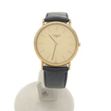 腕時計 稼働 LONGINES ロンジン L4.637.2 クォーツ ゴールド色文字盤 2026.5電池交換済 H22344