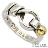 TIFFANY&Co. ティファニー 7.5号 フック＆アイ ラブノット 925 750 2.8g アクセサリー H8629