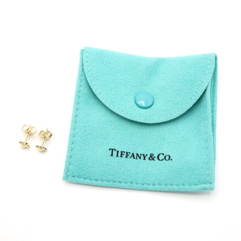 仕上げ済 TIFFANY&Co. ティファニー ピアス クロスステッチ シグネチャー 750 ゴールド アクセサリー 約1.4ｇ ok744