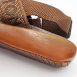 LOUIS VUITTON ルイヴィトン LV MA0031 サンダル ラバーソール 38 1/2 ブラウン系 箱有 yo875